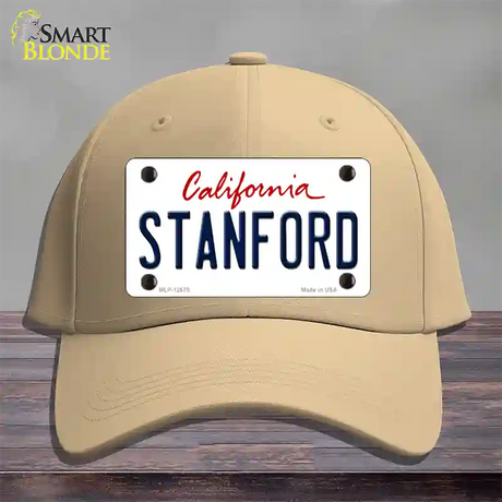 Stanford Novelty License Plate Hat Cotton / Khaki