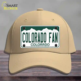 Colorado Fan Novelty License Plate Hat Cotton / Khaki