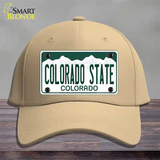 Colorado State Univ Novelty License Plate Hat Cotton / Khaki