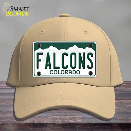 Falcons Novelty License Plate Hat Cotton / Khaki