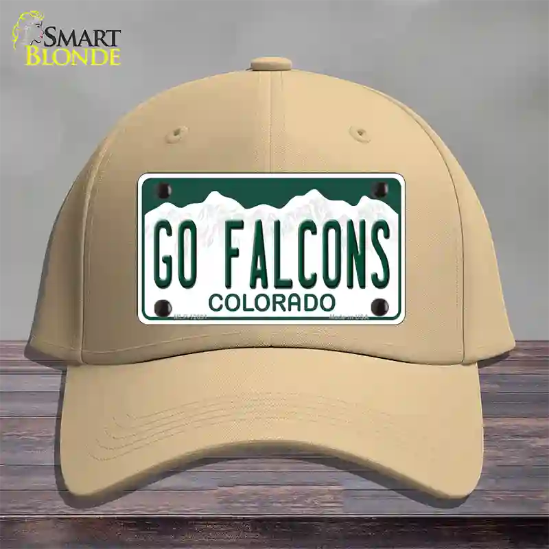 Go Falcons Novelty License Plate Hat Cotton / Khaki