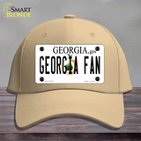 Georgia Fan Novelty License Plate Hat Cotton / Khaki