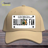 Bulldogs Fan Georgia Novelty License Plate Hat Cotton / Khaki