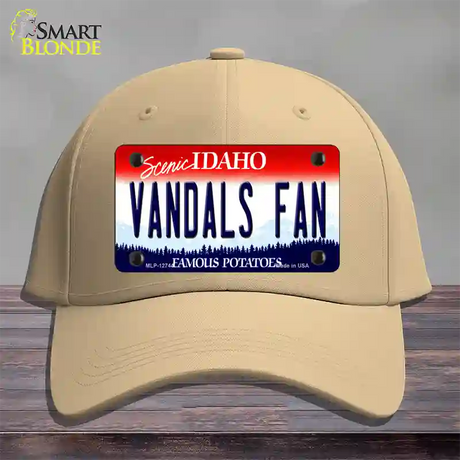 Vandals Fan Novelty License Plate Hat Cotton / Khaki