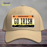 Go Irish Novelty License Plate Hat Tag Cotton / Khaki