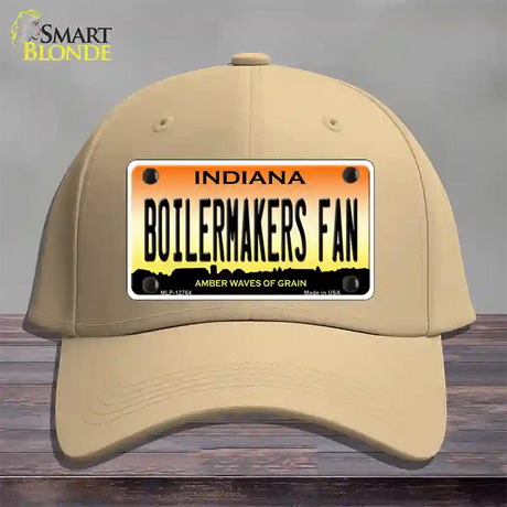 Boilermakers Fan Novelty License Plate Hat Tag Cotton / Khaki