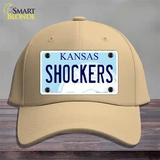 Shockers Novelty License Plate Hat Tag Cotton / Khaki