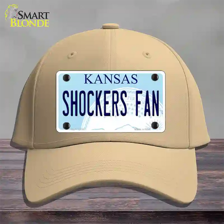 Shockers Fan Novelty License Plate Hat Tag Cotton / Khaki