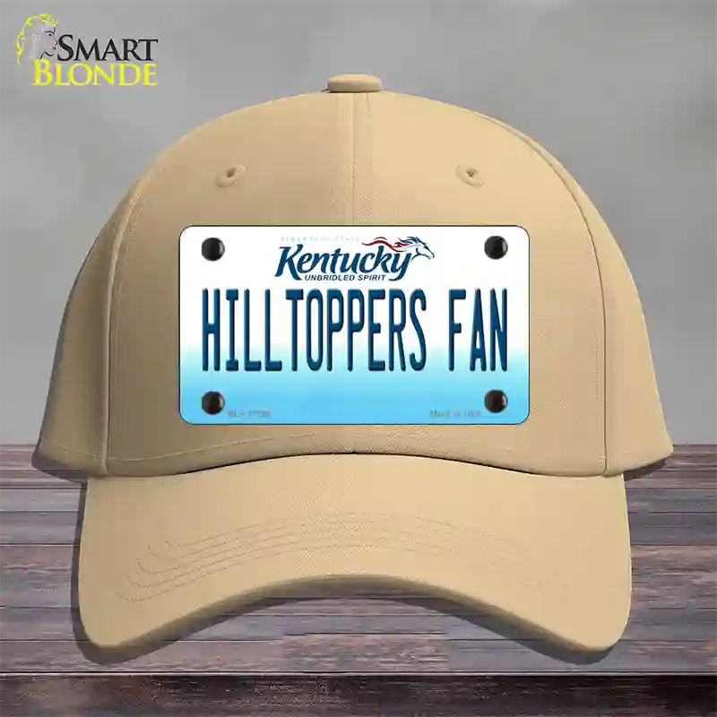 Hilltoppers Fan Novelty License Plate Hat Tag Cotton / Khaki