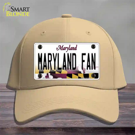 Maryland Fan Novelty License Plate Hat Tag Cotton / Khaki