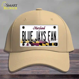 Blue Jays Fan Novelty License Plate Hat Cotton / Khaki