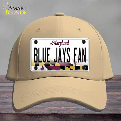 Blue Jays Fan Novelty License Plate Hat Cotton / Khaki