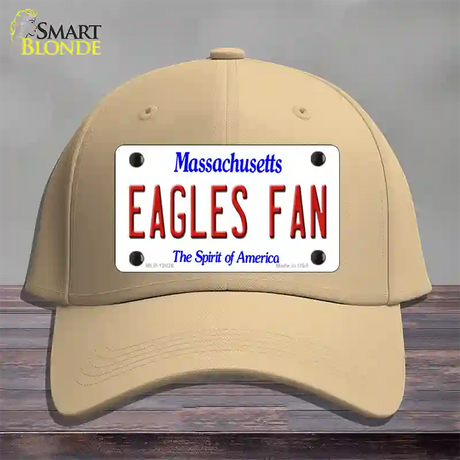 Eagles Fan Novelty License Plate Hat Cotton / Khaki