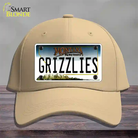 Grizzlies Novelty License Plate Hat Cotton / Khaki