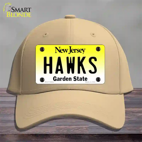 Hawks Novelty License Plate Hat Cotton / Khaki