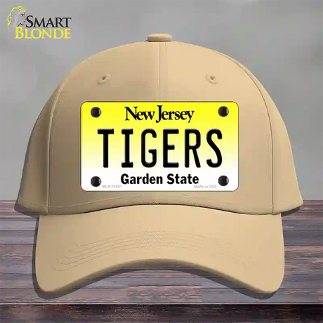 Tigers Novelty License Plate Hat Cotton / Khaki