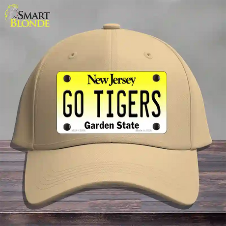 New Jersey Go Tigers Novelty License Plate Hat Cotton / Khaki