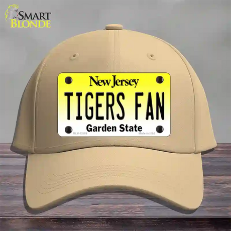 Tigers Fan New Jersey Novelty License Plate Hat Cotton / Khaki