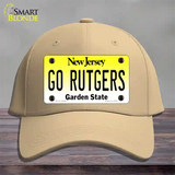 Go Rutgers Novelty License Plate Hat Cotton / Khaki