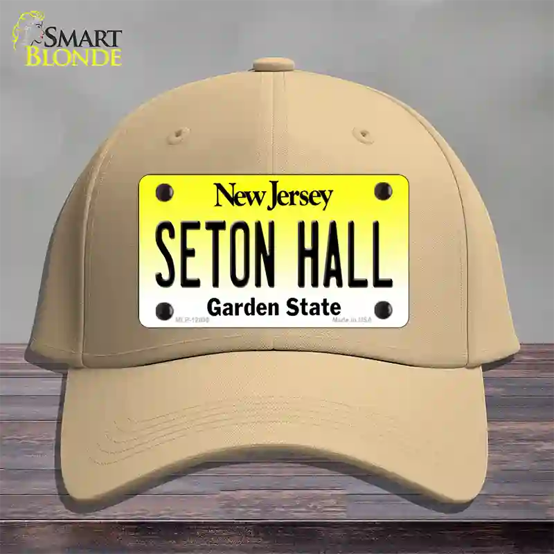 Seton Hall Novelty License Plate Hat Cotton / Khaki