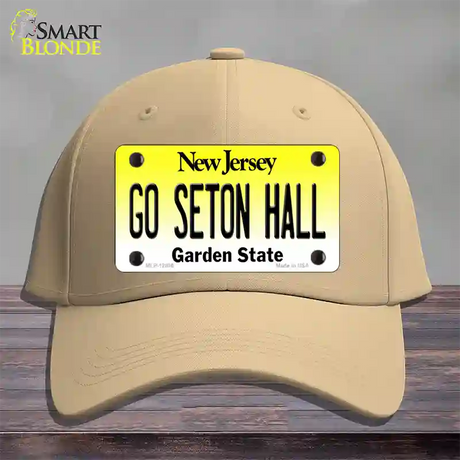 Go Seton Hall Novelty License Plate Hat Cotton / Khaki