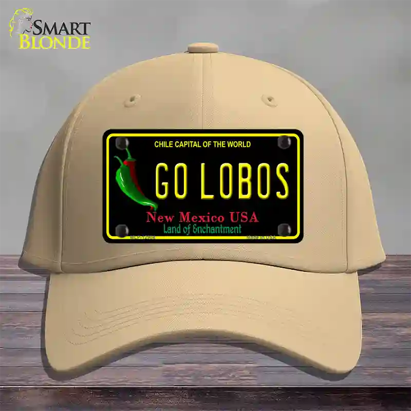 Go Lobos Novelty License Plate Hat Cotton / Khaki