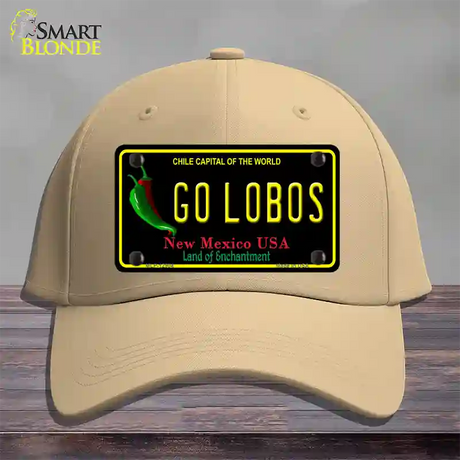 Go Lobos Novelty License Plate Hat Cotton / Khaki