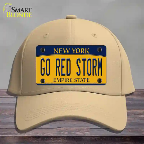 Go Red Storm Novelty License Plate Hat Cotton / Khaki