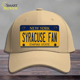 Syracuse Fan Novelty License Plate Hat Cotton / Khaki