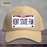 Kent State Fan Novelty License Plate Hat Cotton / Khaki