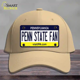 Penn State Fan Novelty License Plate Hat Cotton / Khaki