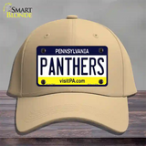 Panthers Novelty License Plate Hat Cotton / Khaki