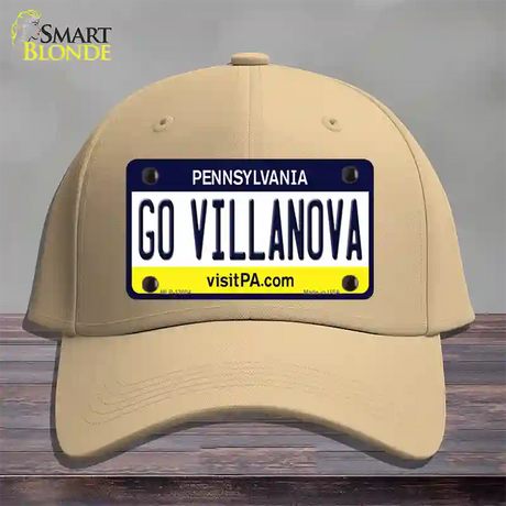 Go Villanova Novelty License Plate Hat Cotton / Khaki