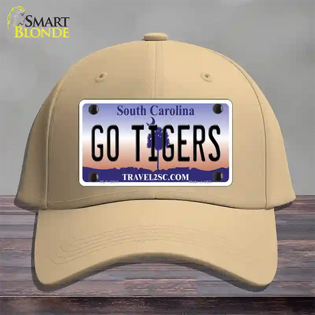 South Carolina Go Tigers Novelty License Plate Hat Cotton / Khaki