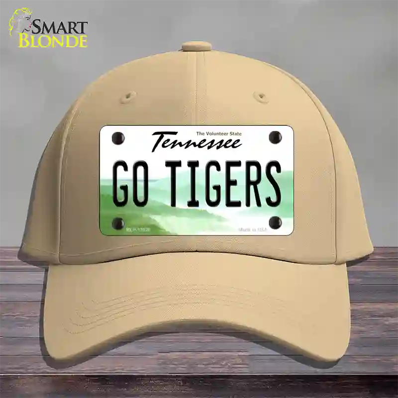 Tennessee Go Tigers Novelty License Plate Hat Cotton / Khaki