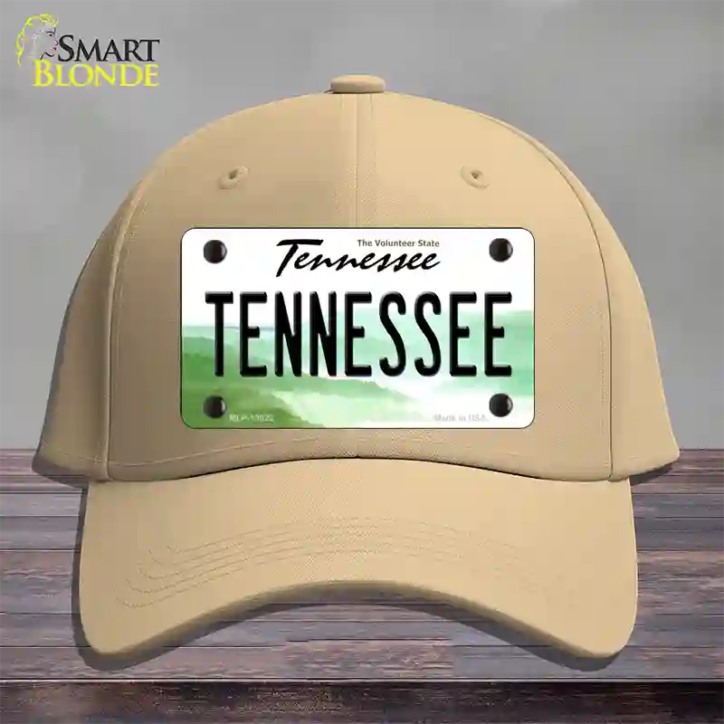 Tennessee Novelty License Plate Hat Cotton / Khaki