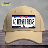 Go Horned Frogs Novelty License Plate Hat Cotton / Khaki