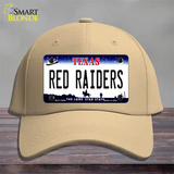 Red Raiders Novelty License Plate Hat Cotton / Khaki