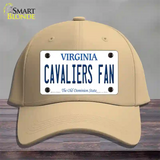 Cavaliers Fan Novelty License Plate Hat Cotton / Khaki