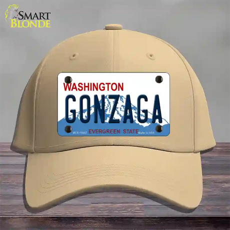 Gonzaga Novelty License Plate Hat Cotton / Khaki