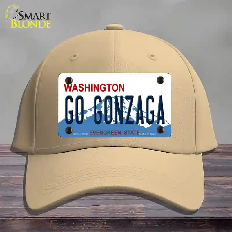 Go Gonzaga Novelty License Plate Hat Cotton / Khaki