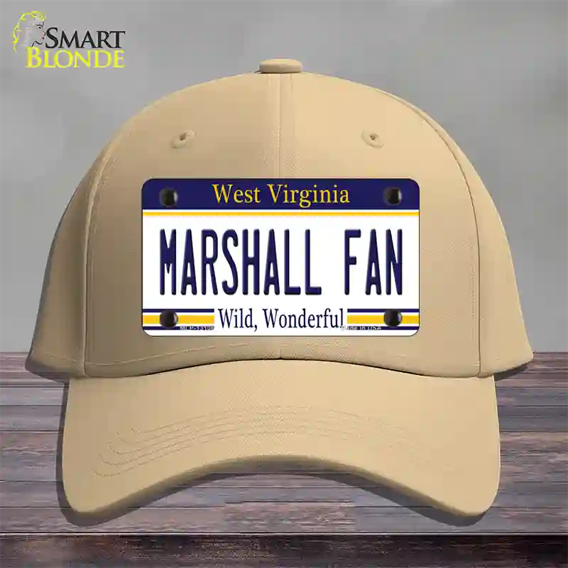 Marshall Fan Novelty License Plate Hat Cotton / Khaki