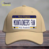 Mountaineers Fan Novelty License Plate Hat Cotton / Khaki