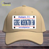 George Washington Fan Novelty License Plate Hat Cotton / Khaki