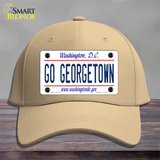 Go Georgetown Novelty License Plate Hat Cotton / Khaki