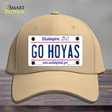 Go Hoyas Novelty License Plate Hat Cotton / Khaki