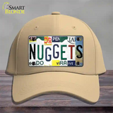 Nuggets Strip Art Novelty License Plate Hat Tag Cotton / Khaki