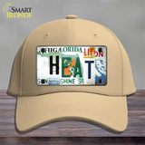 Heat Strip Art Novelty License Plate Hat Tag Cotton / Khaki