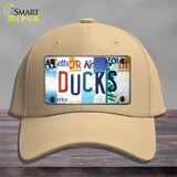 Ducks Strip Art Novelty License Plate Hat Tag Cotton / Khaki