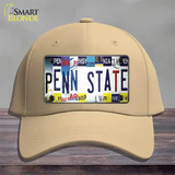 Penn State Strip Art Novelty License Plate Hat Tag Cotton / Khaki